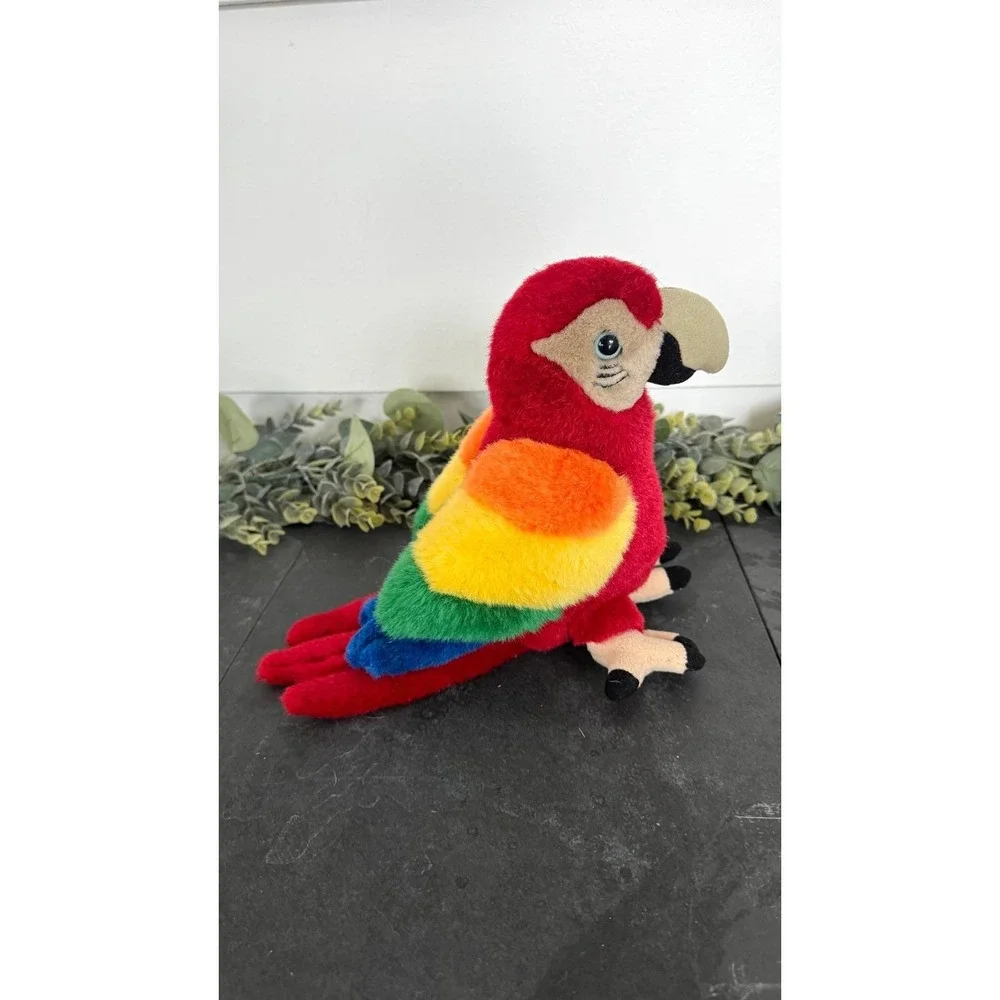 Vintage Parrot plush Walt Disney World Animal Kingdom bird stuffed animal